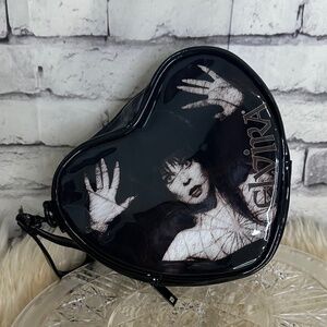 Kreepsville Elvira Mistress of the Dark Mini Graphic Heart Shaped Bag